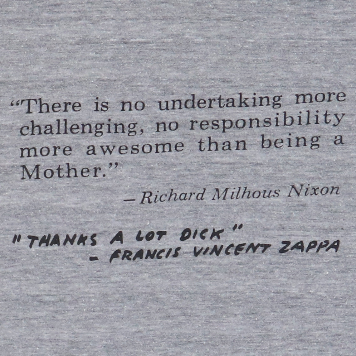 1970s Frank Zappa And The Mothers Promo Shirt Style001