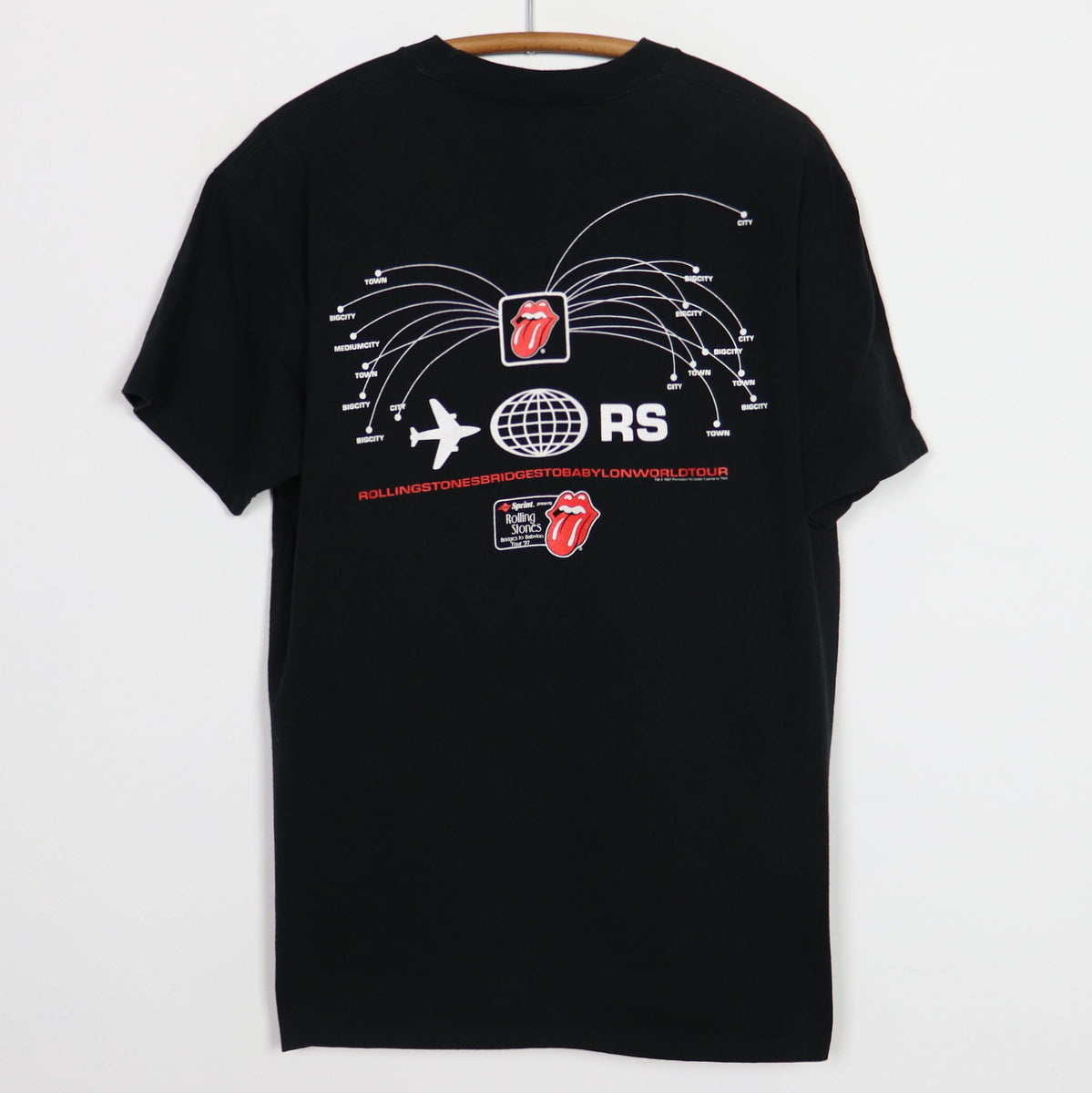 1997 Rolling Stones Bridges To Babylon Tour Shirt Style001