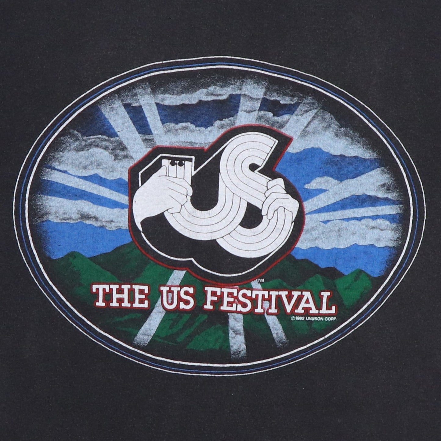 1982 US Festival Concert Shirt Style001