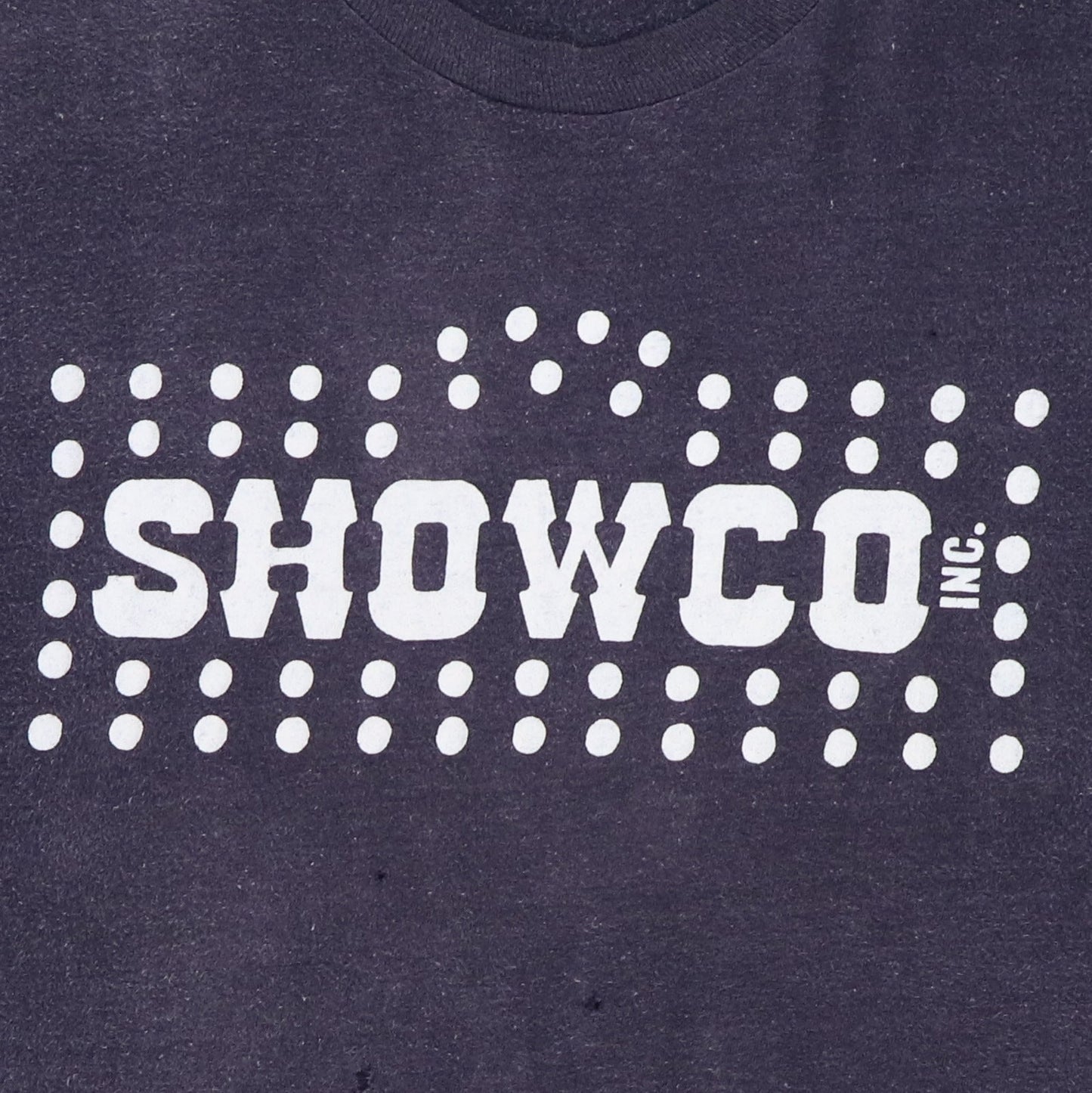 1977 Led Zeppelin Showco Crew Tour Shirt Style001