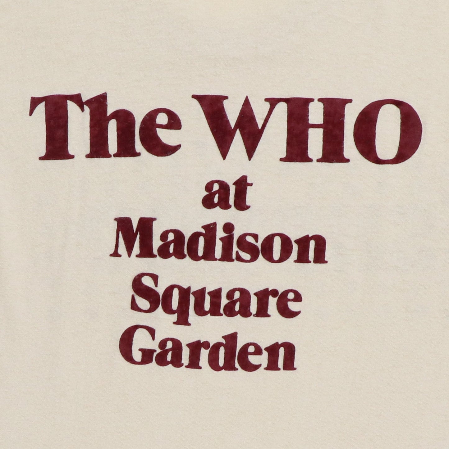 1979 The Who Showco Crew Tour Shirt Style003