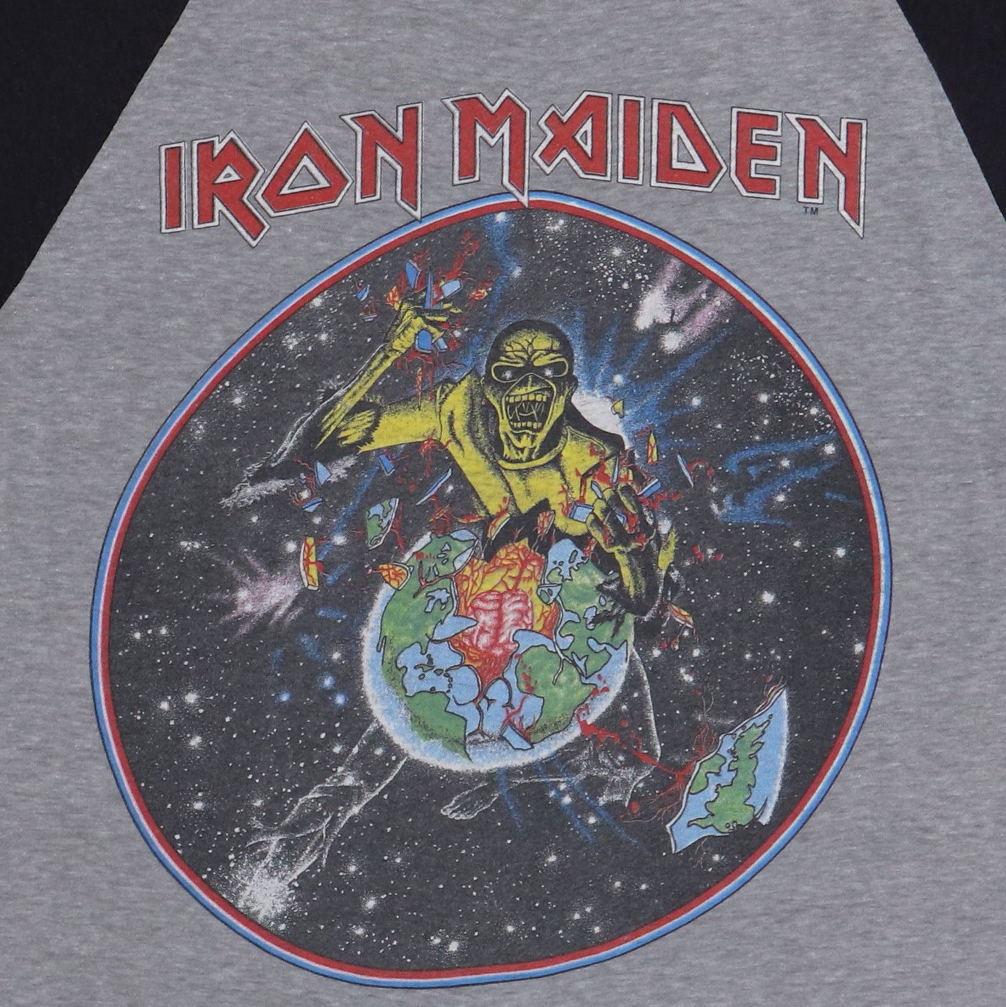 1983 Iron Maiden World Piece Tour Jersey Shirt Style001