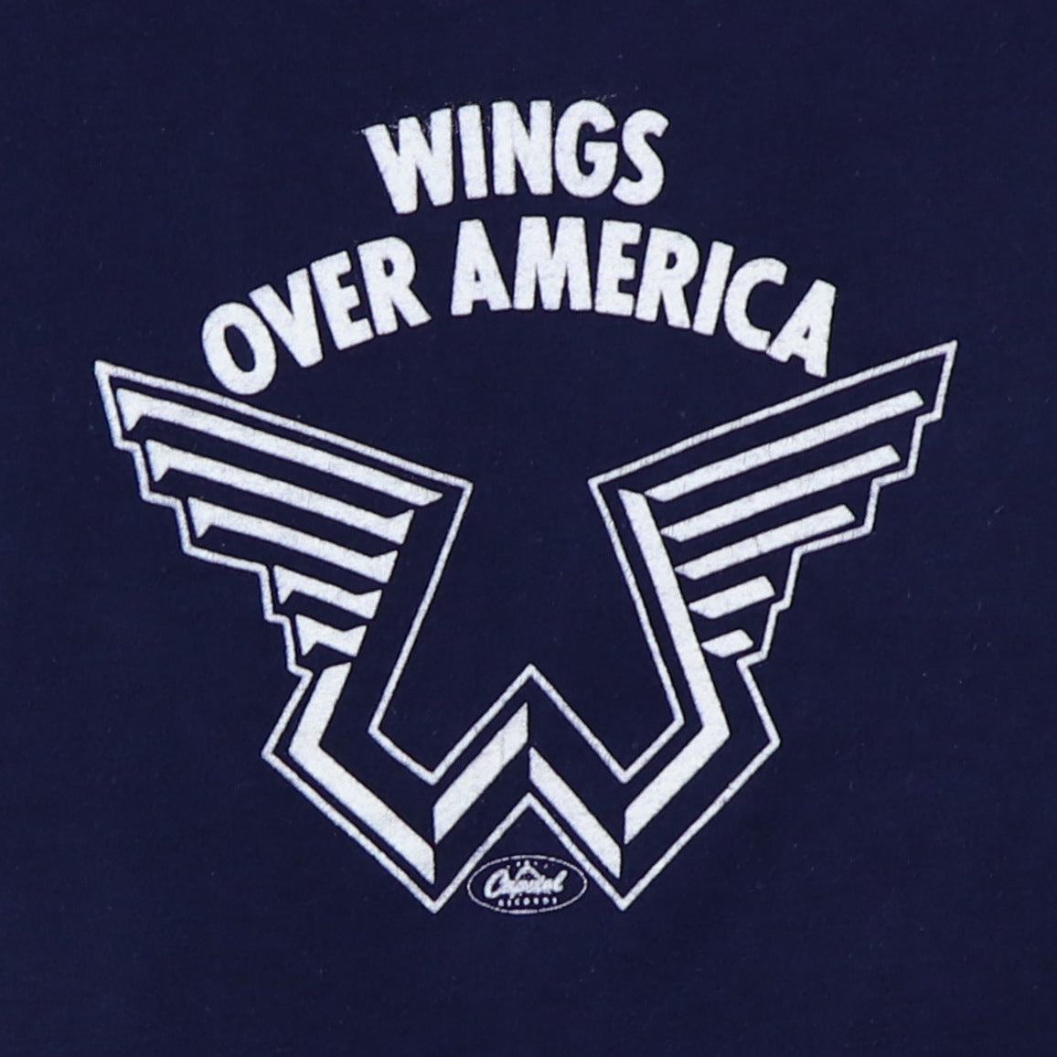 1976 Wings Over America Capitol Records Promo Shirt Style001