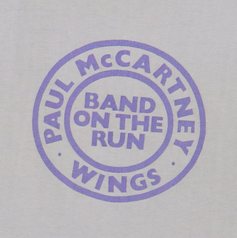 1973 Wings Paul McCartney Band On The Run Promo Shirt Style003
