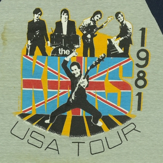 1981 The Kinks Give The People What They Want Tour Jersey Shirt Style001