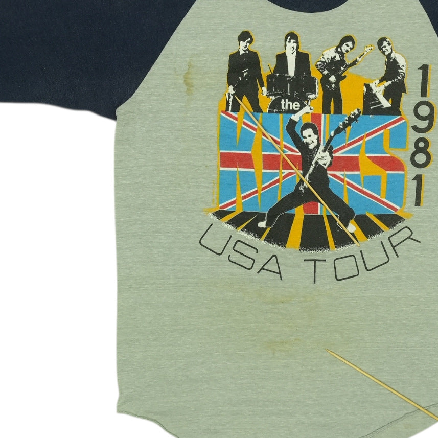 1981 The Kinks Give The People What They Want Tour Jersey Shirt Style001
