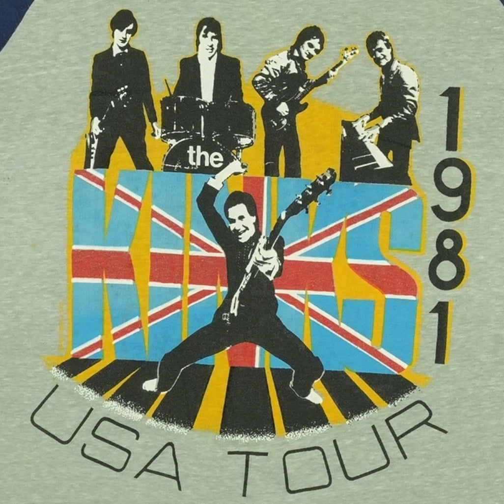 1981 The Kinks Give The People What They Want Tour Jersey Shirt Style002
