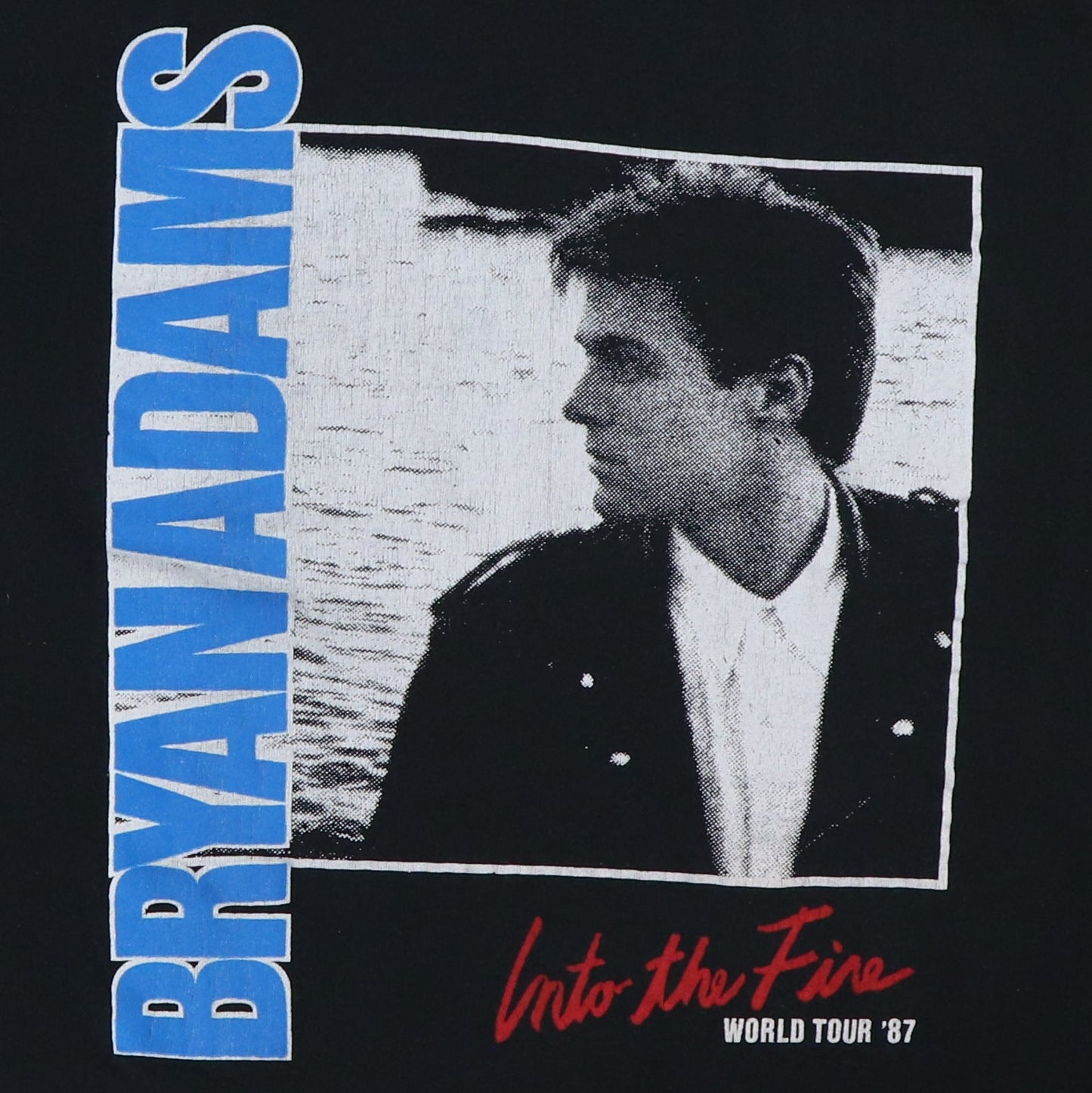 1987 Bryan Adams Into The Fire World Tour Shirt Style005