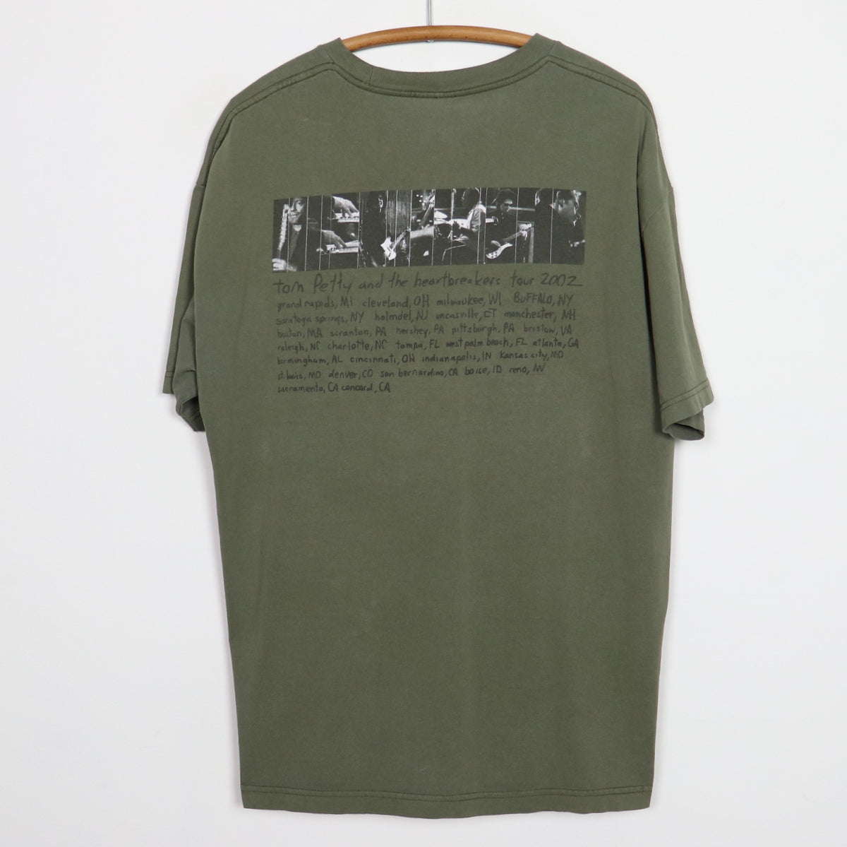 2002 Tom Petty & The Heartbreakers Tour Shirt