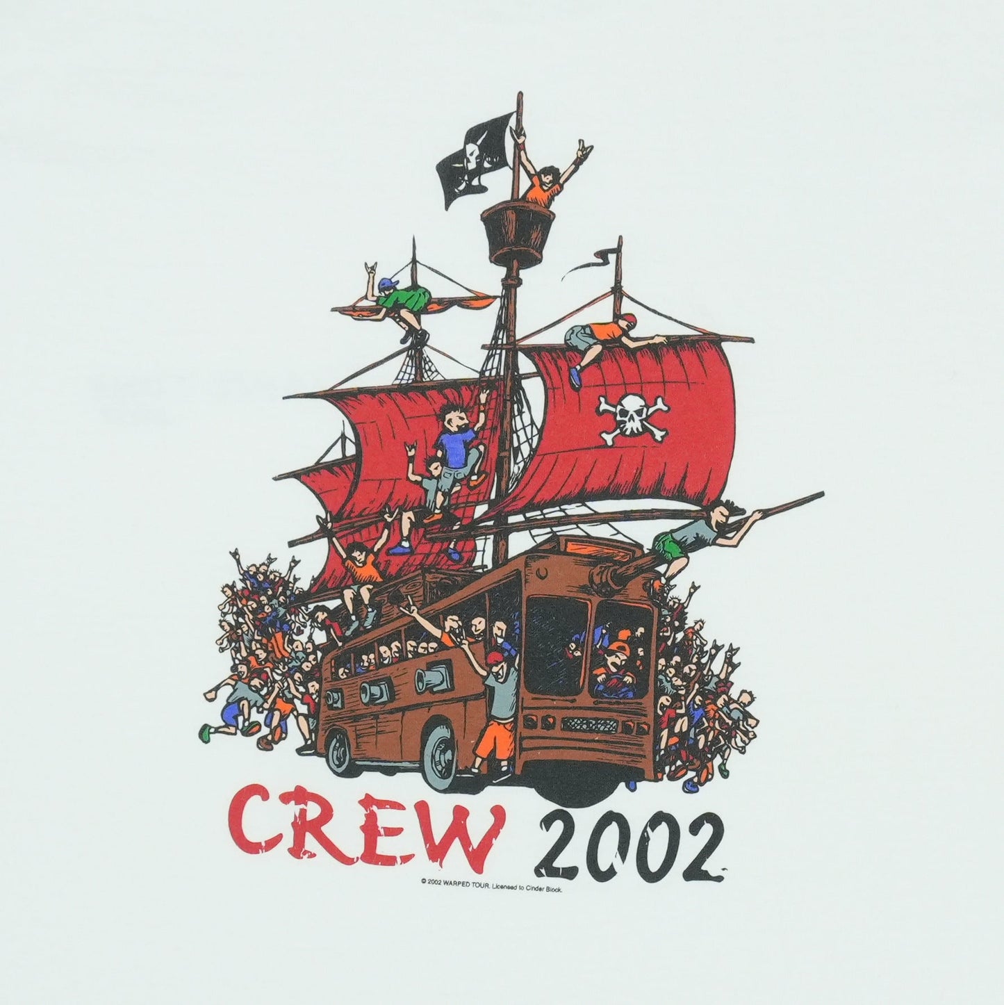 2002 Vans Warped Tour Crew Shirt Style001