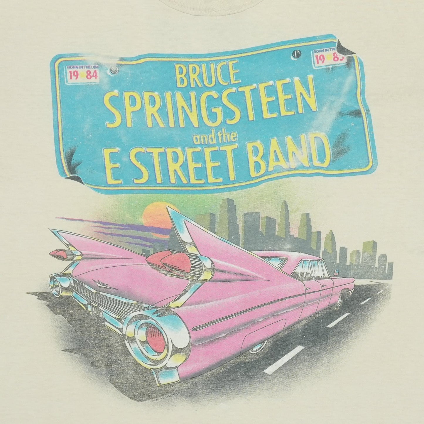 1984 Bruce Springsteen World Tour Shirt Style001