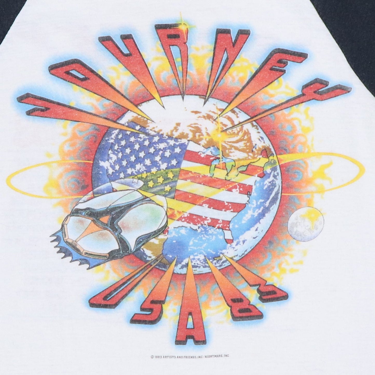 1983 Journey World Tour Jersey Shirt Style001