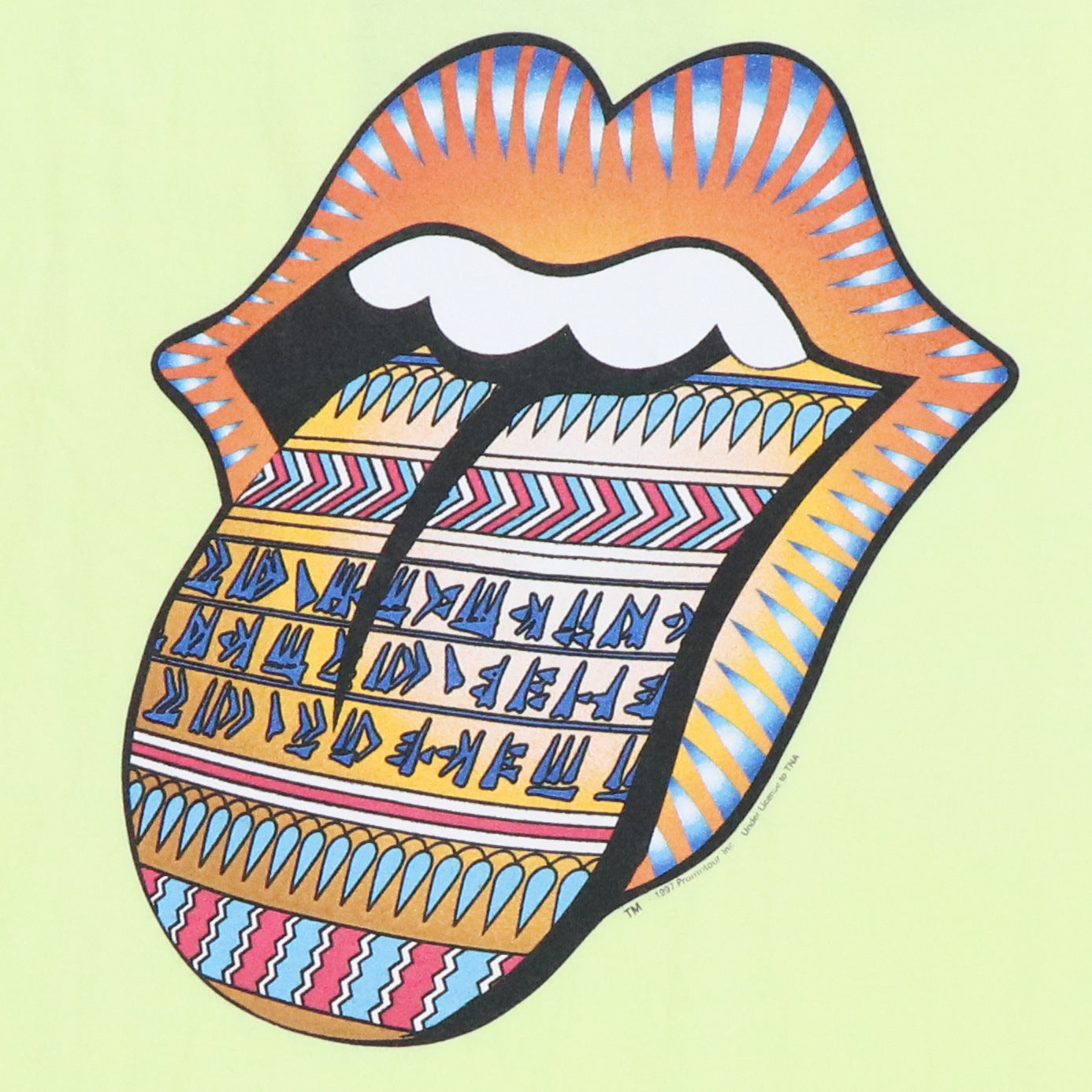 1997 Rolling Stones Bridges To Babylon Tour Color Change Shirt Style001