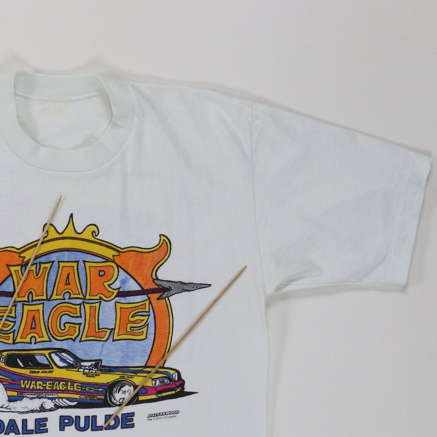 1970s Dale Pulde War Eagle Orange County International Raceway Shirt Style001