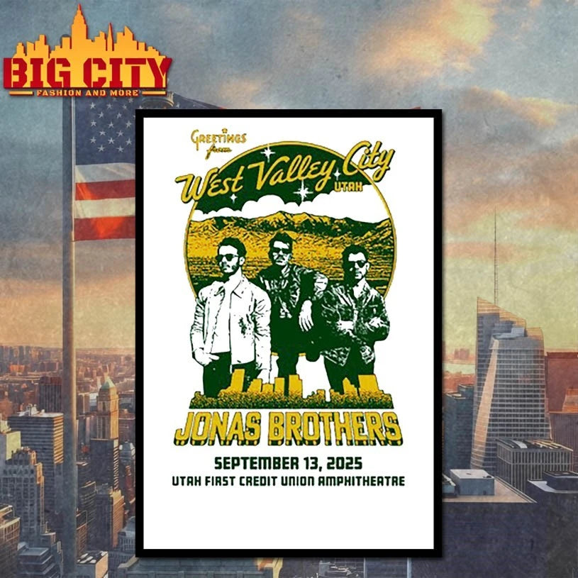 09-13-2025 West Valley City, UT Jonas Brothers shirt