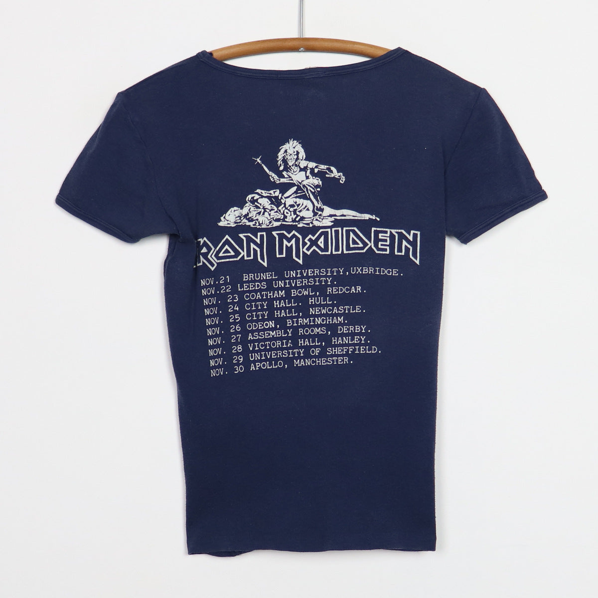 1980 Iron Maiden Women In Uniform Tour Shirt