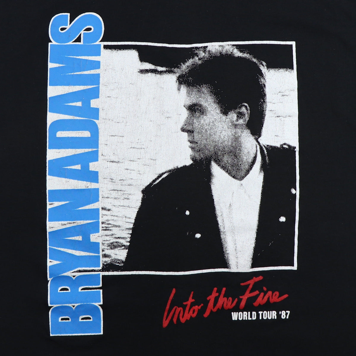 1987 Bryan Adams Into The Fire World Tour Shirt Style001