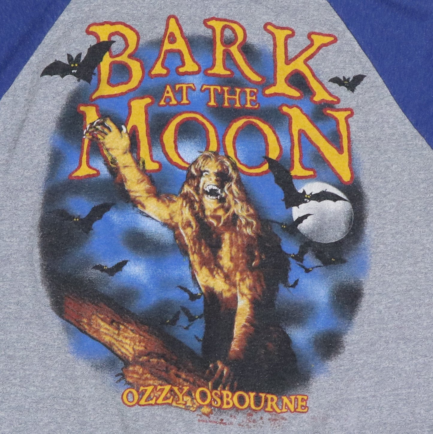 1984 Ozzy Osbourne Bark At The Moon Tour Jersey Shirt