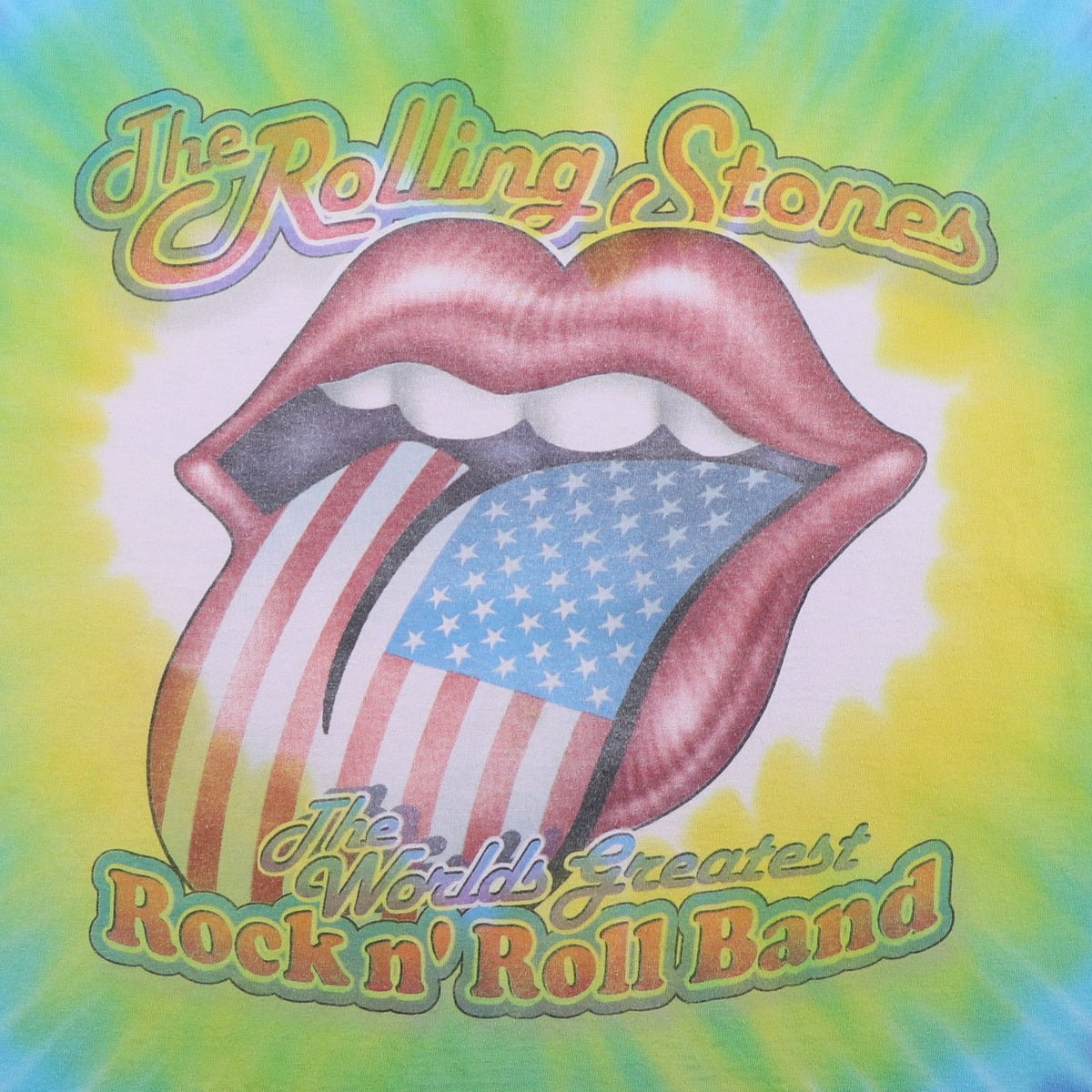 1997 Rolling Stones Bridges To Babylon Tie Dye Tour Shirt Style001