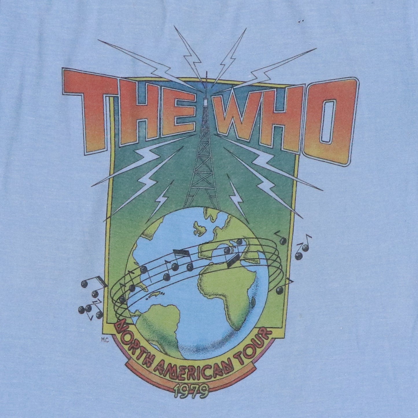 1979 The Who North American Tour Shirt Style001