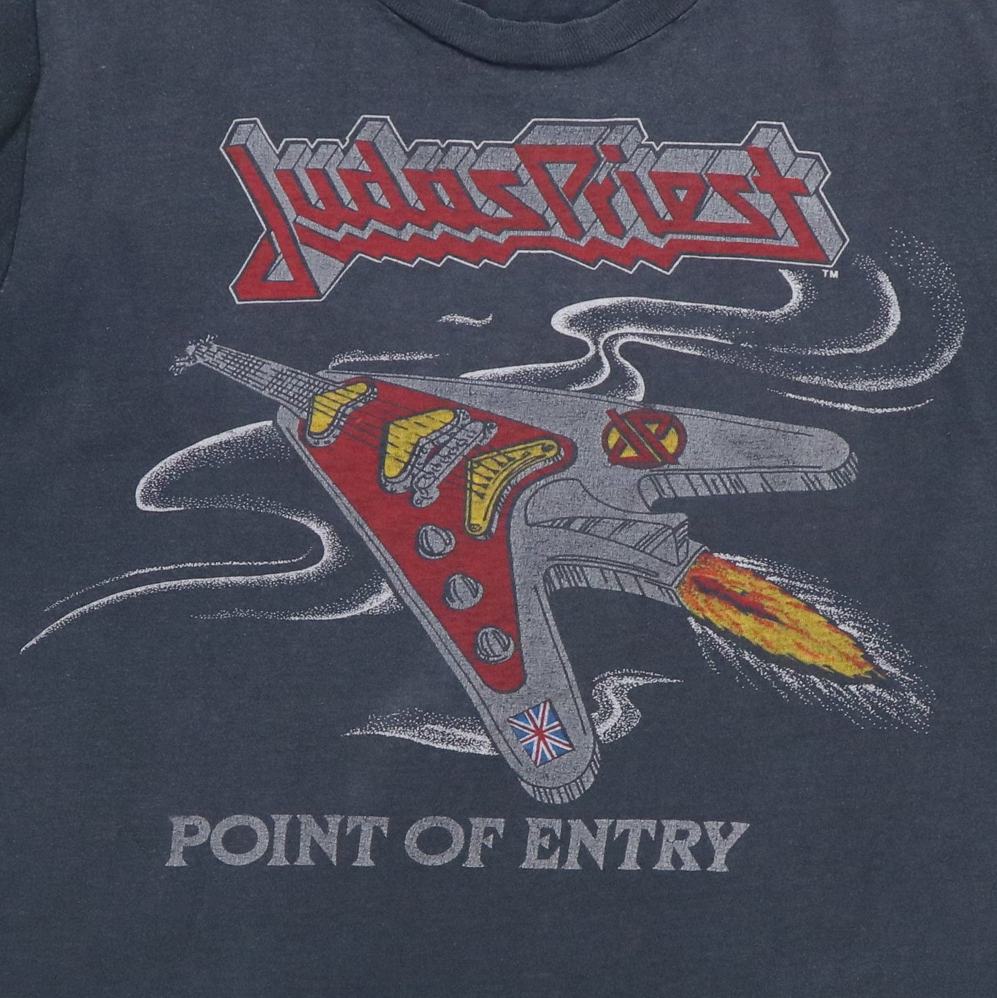 1981 Judas Priest Point Of Entry Tour Shirt Style001