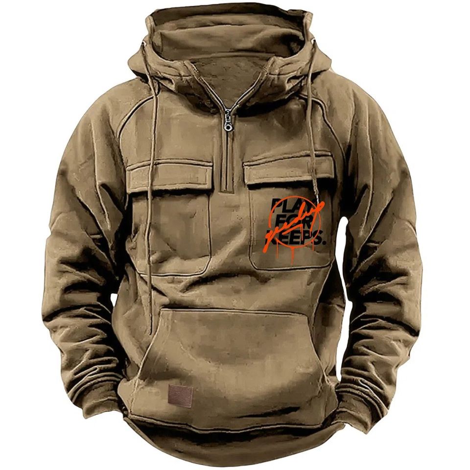 Play For Keeps Cargo Hoodie