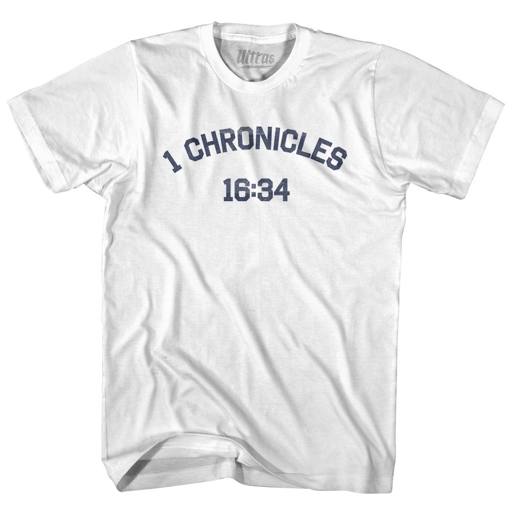 1 Chronicles 16 34 Womens Cotton Junior Cut T-Shirt