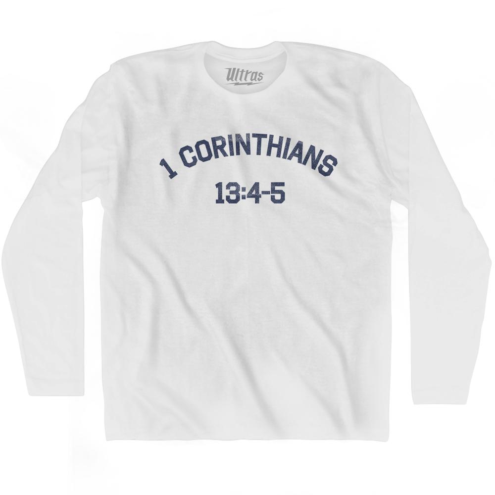 1 Corinthians 13 4-5 Adult Cotton Long Sleeve T-Shirt