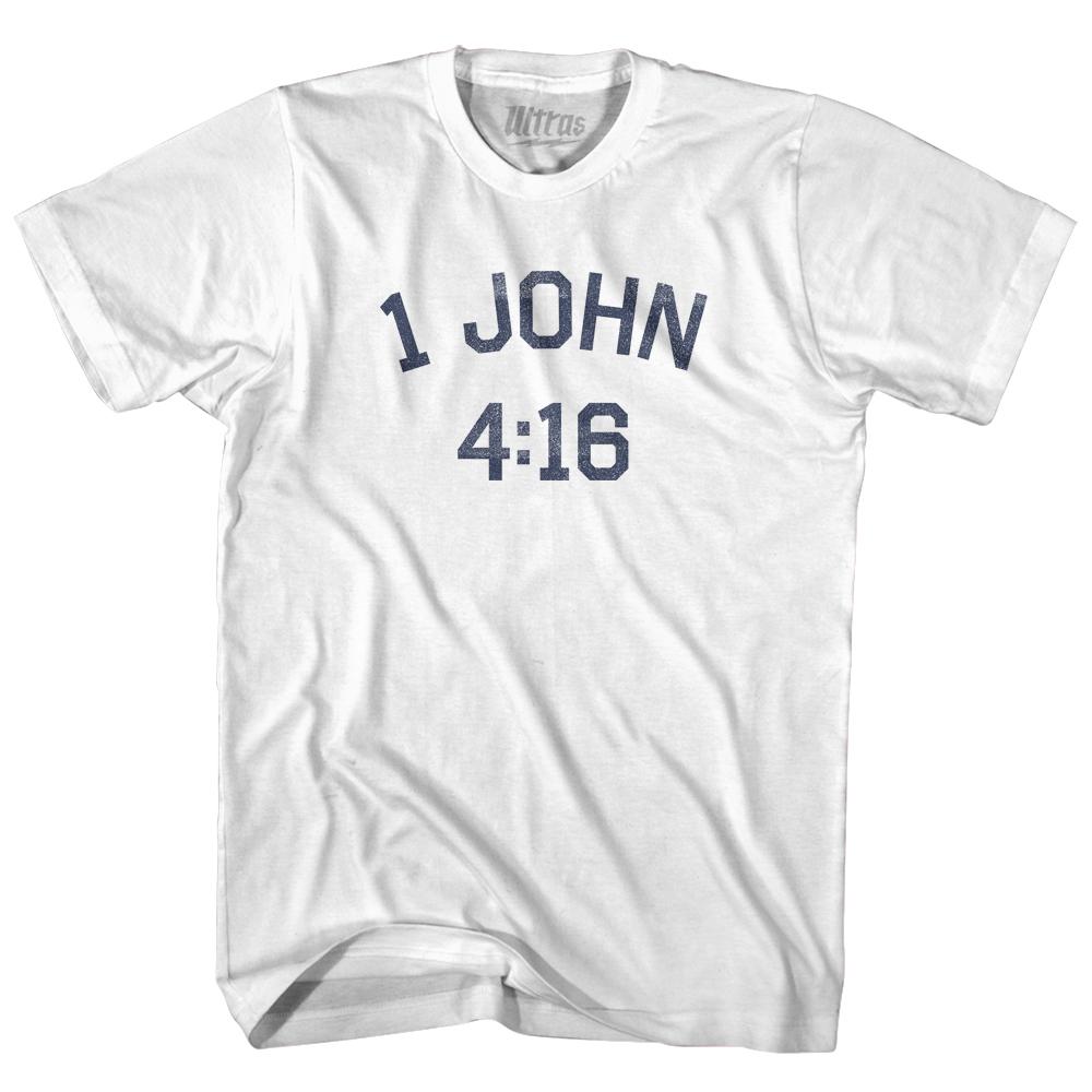 1 John 4 16 Adult Cotton T-Shirt Style005