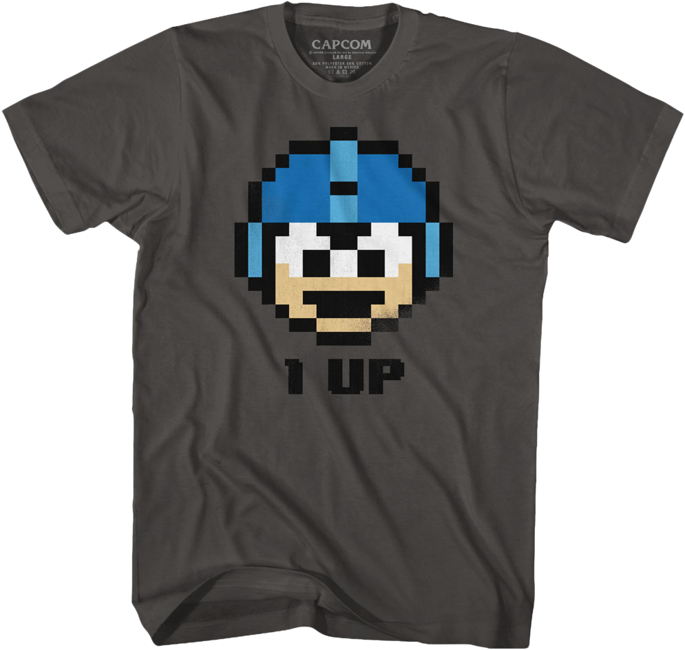 1 Up Mega Man T-Shirt