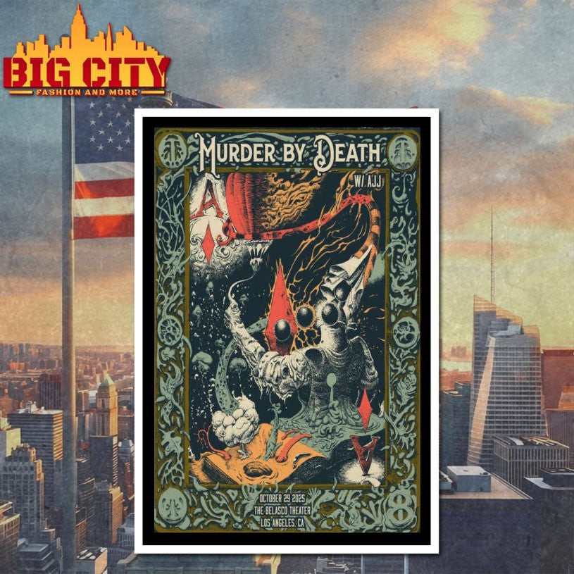 10-29-2025 The Belasco, Los Angeles Murder By Death Poster Shirts