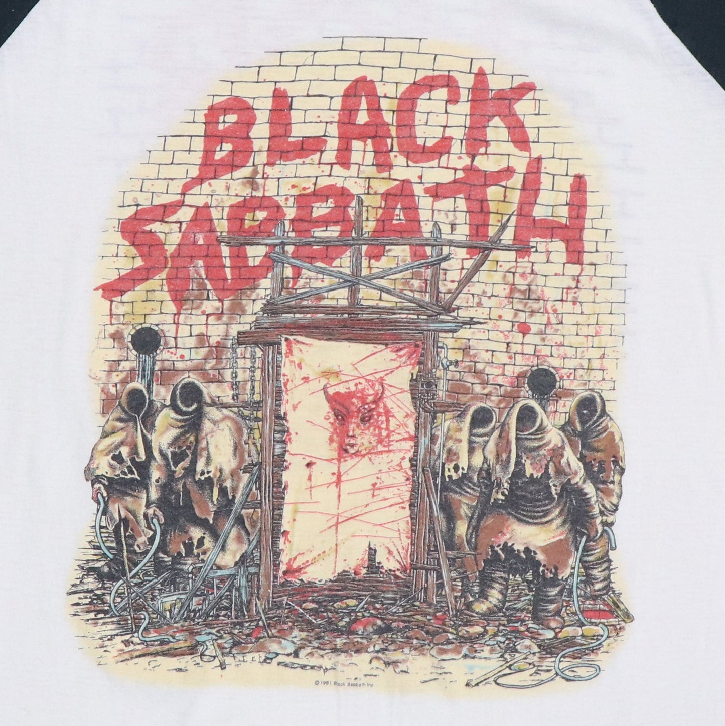 1981 Black Sabbath Mob Rules Tour Jersey Shirt Style002