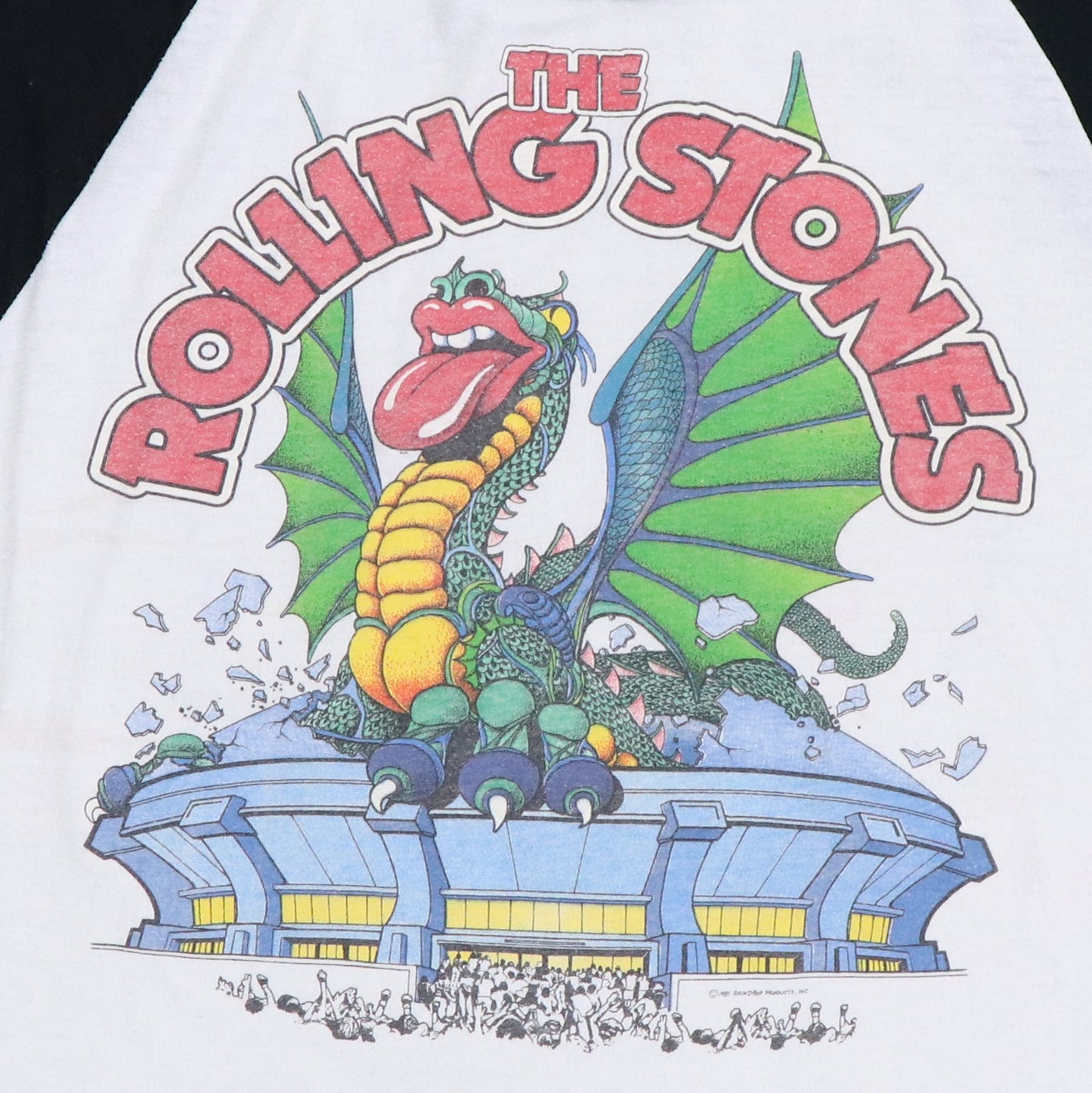 1981 Rolling Stones Tour Jersey Shirt Style004
