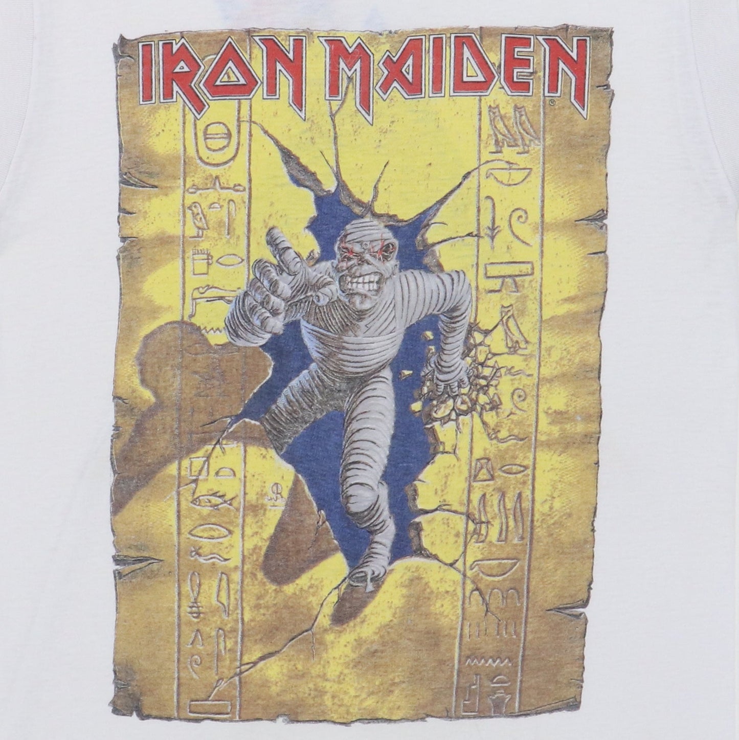 1985 Iron Maiden World Slavery Tour Sleeveless Shirt Style001