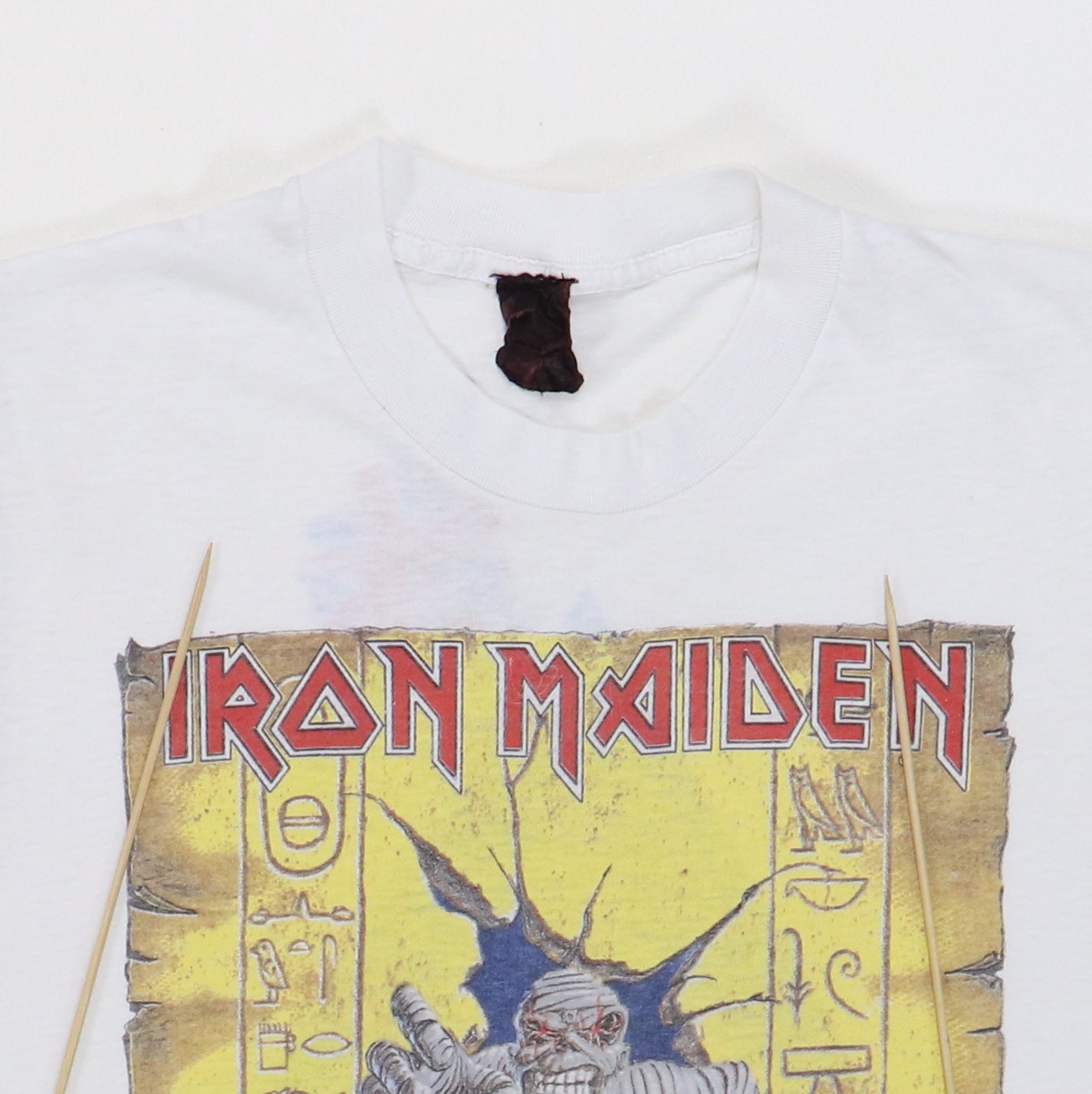 1985 Iron Maiden World Slavery Tour Sleeveless Shirt Style001