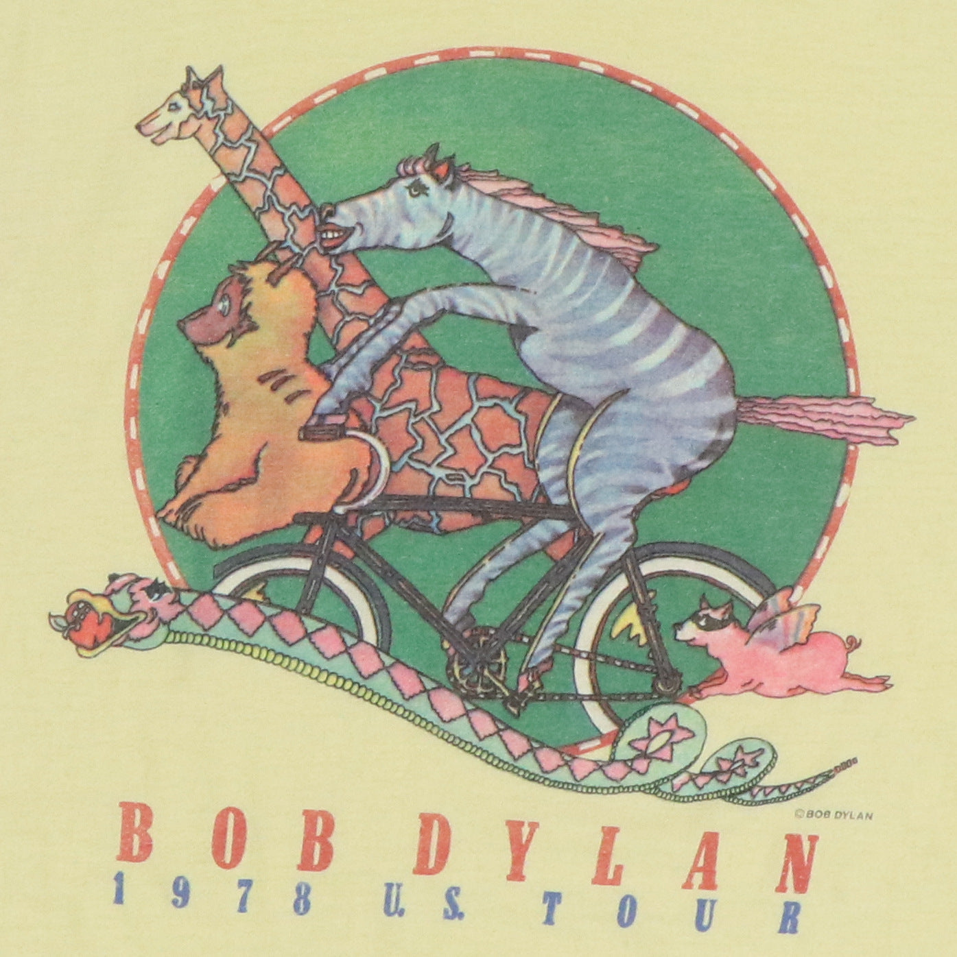 1978 Bob Dylan US Tour Shirt Style004