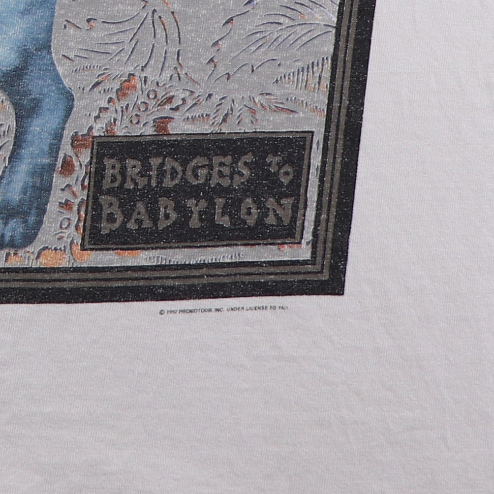 1997 Rolling Stones Bridges To Babylon Tour Shirt Style013