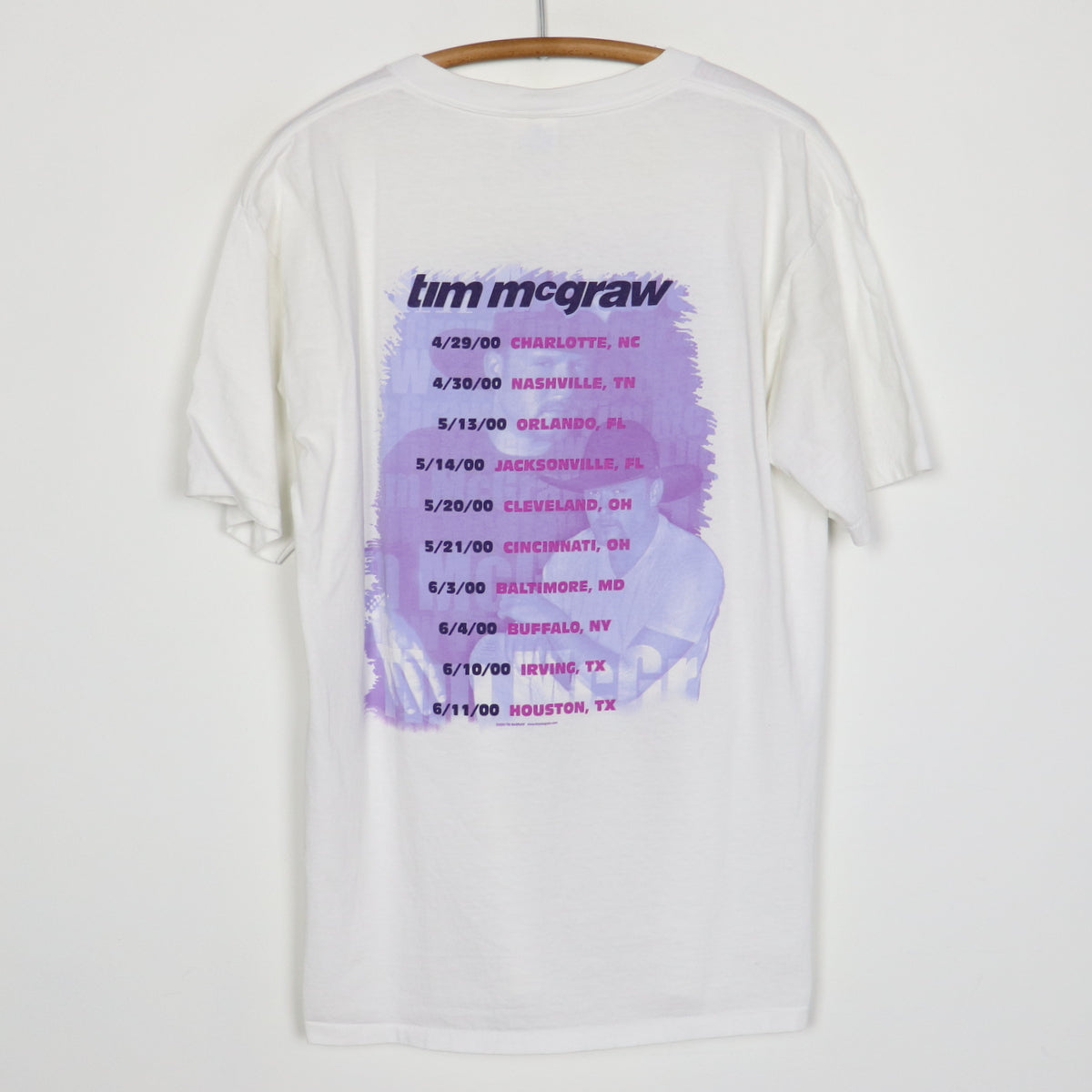 2000 Tim McGraw Tour Shirt
