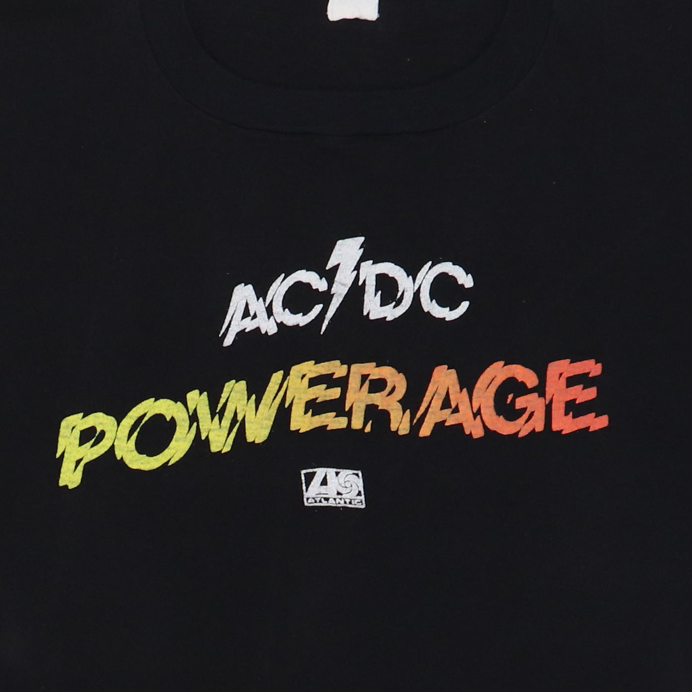 1978 ACDC Powerage Atlantic Records Promo Shirt Style001