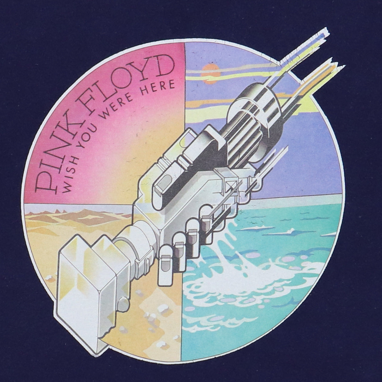 1975 Pink Floyd Wish You Were Here Columbia Records Promo Shirt Style002