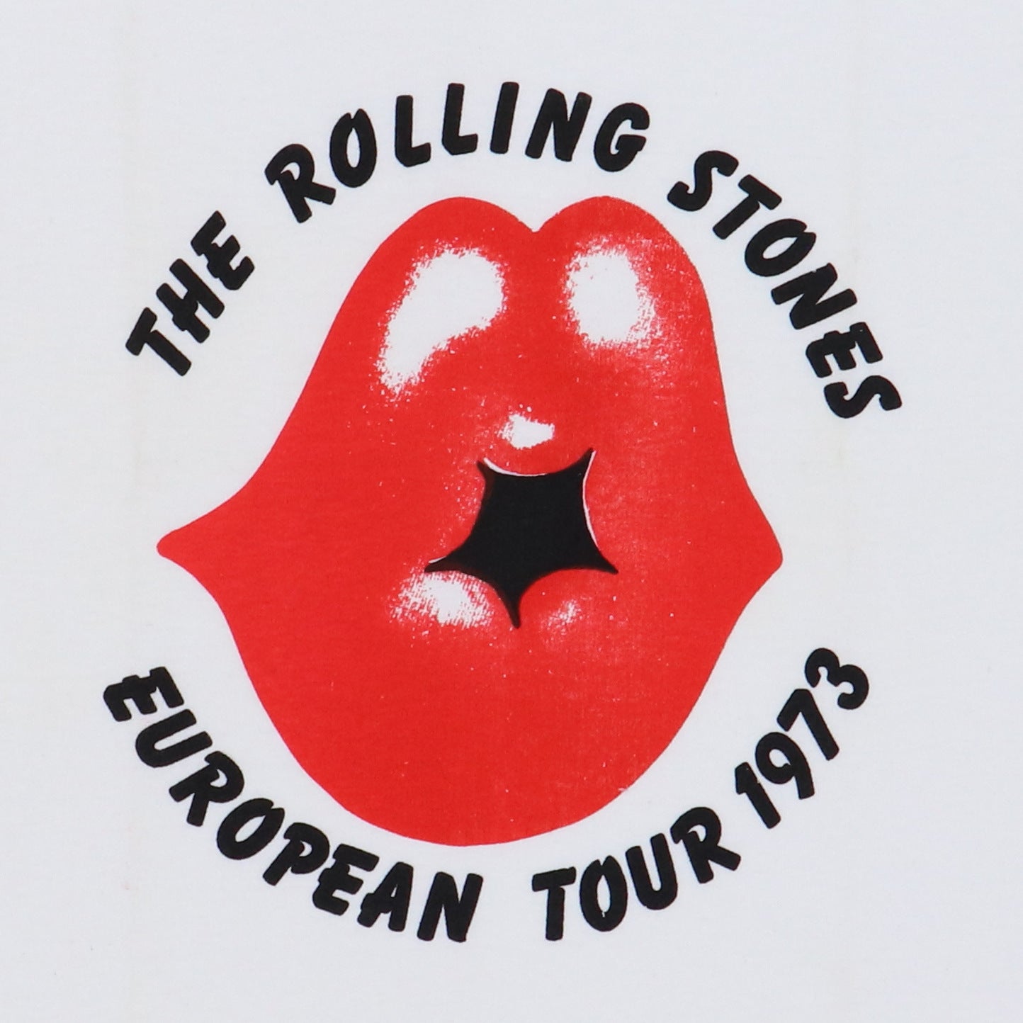 1973 Rolling Stones European Tour Shirt Style001