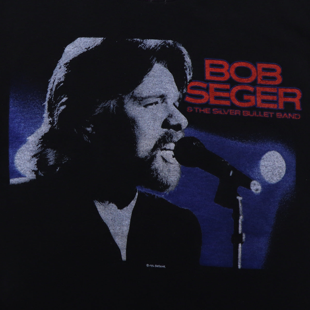 1986 Bob Seger & The Silver Bullet Band American Tour Shirt Style001