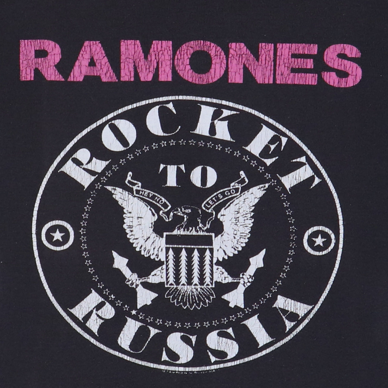1977 Ramones Rocket To Russia Sire Records Promo Shirt Style001