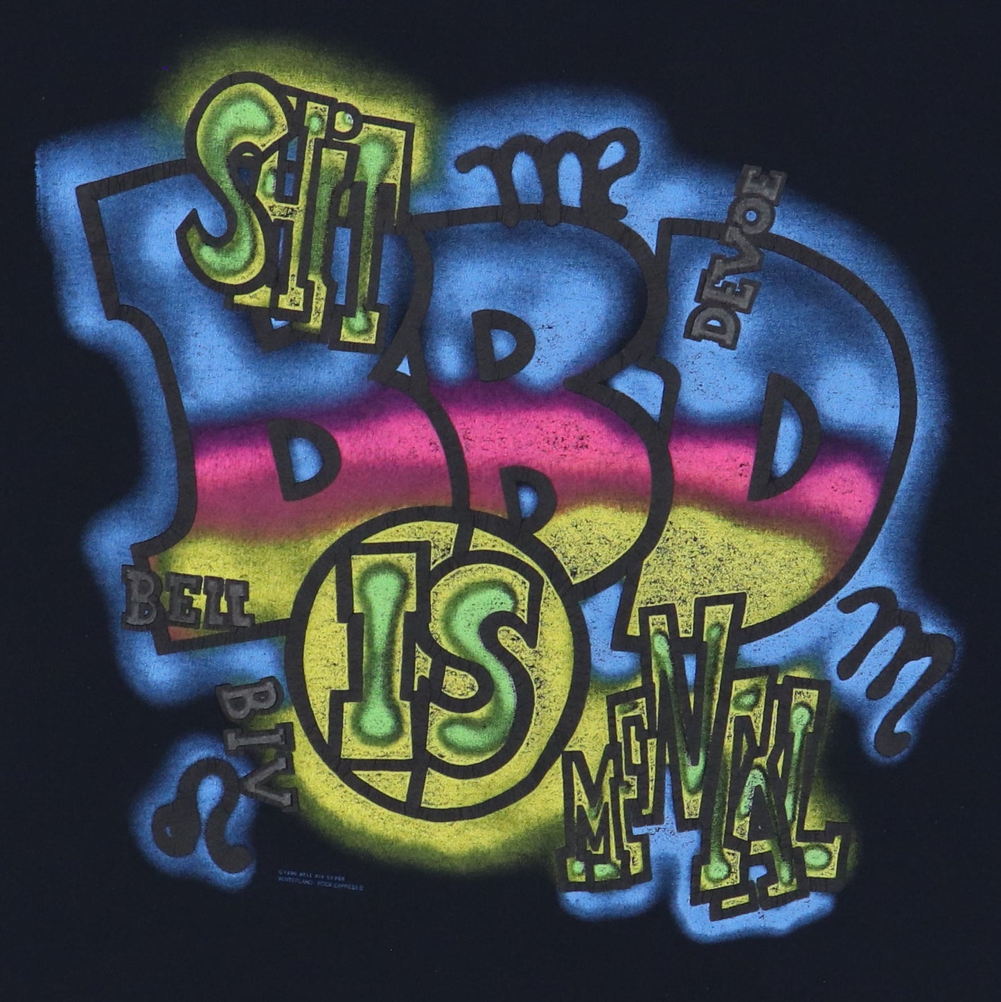 1990 Bell Biv Devoe Shit Is Mental Tour Shirt Style002