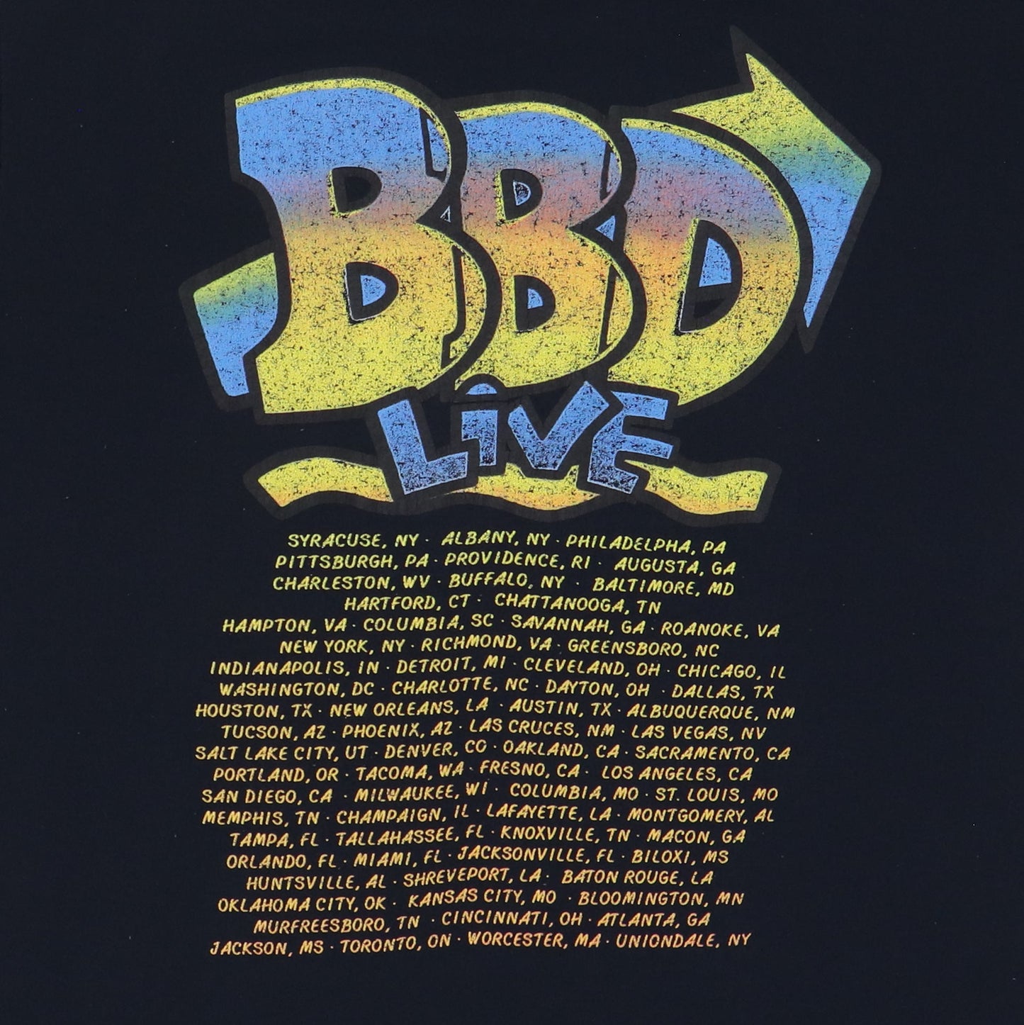 1990 Bell Biv Devoe Shit Is Mental Tour Shirt Style002