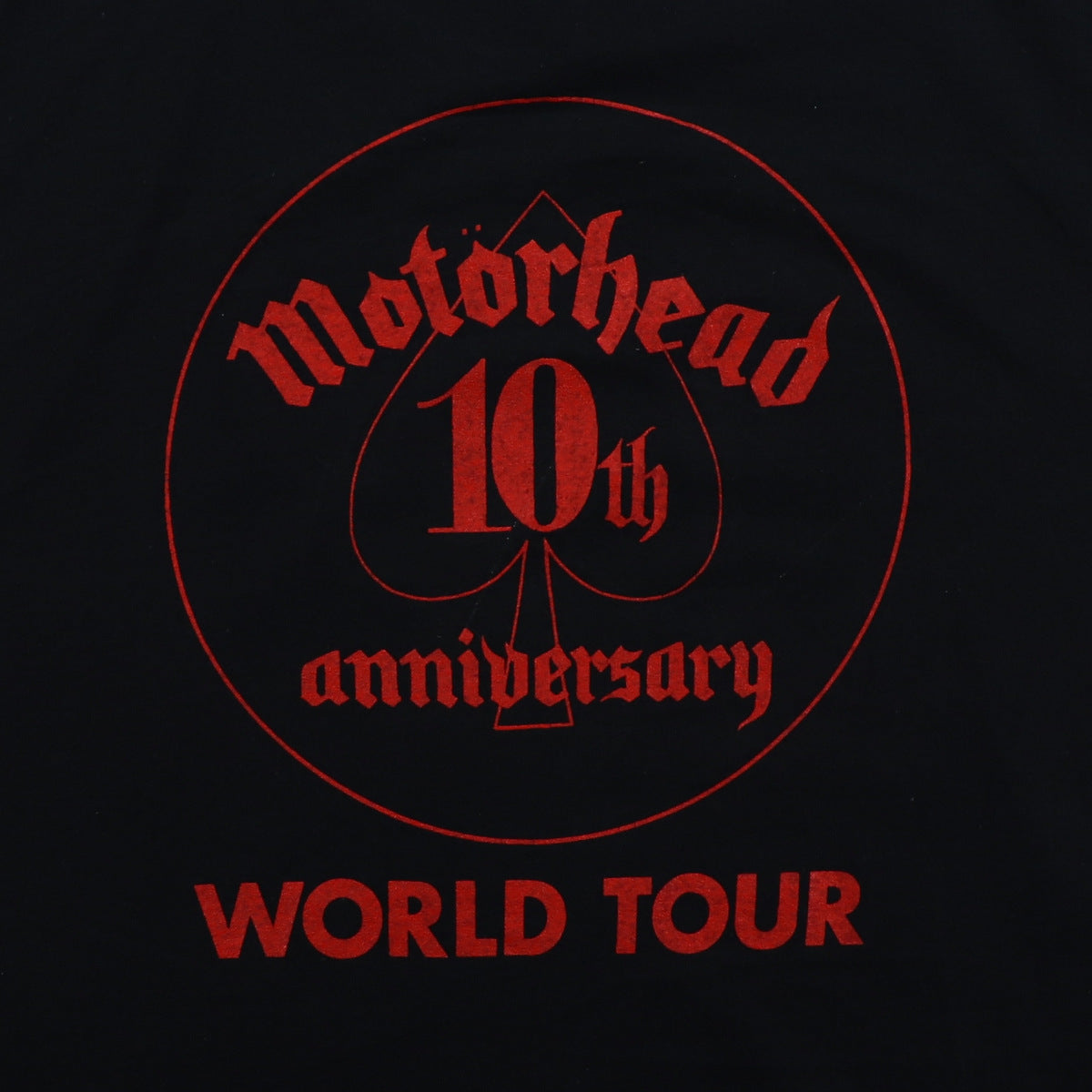 1985 Motorhead 10th Anniversary World Tour Shirt Style001