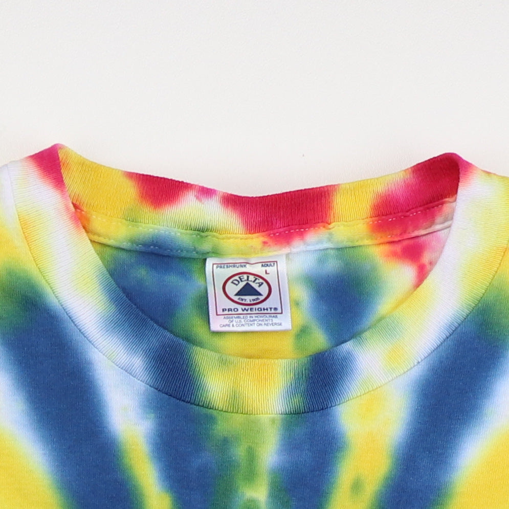 1997 Rolling Stones Bridges To Babylon Tour Tie Dye Shirt Style001