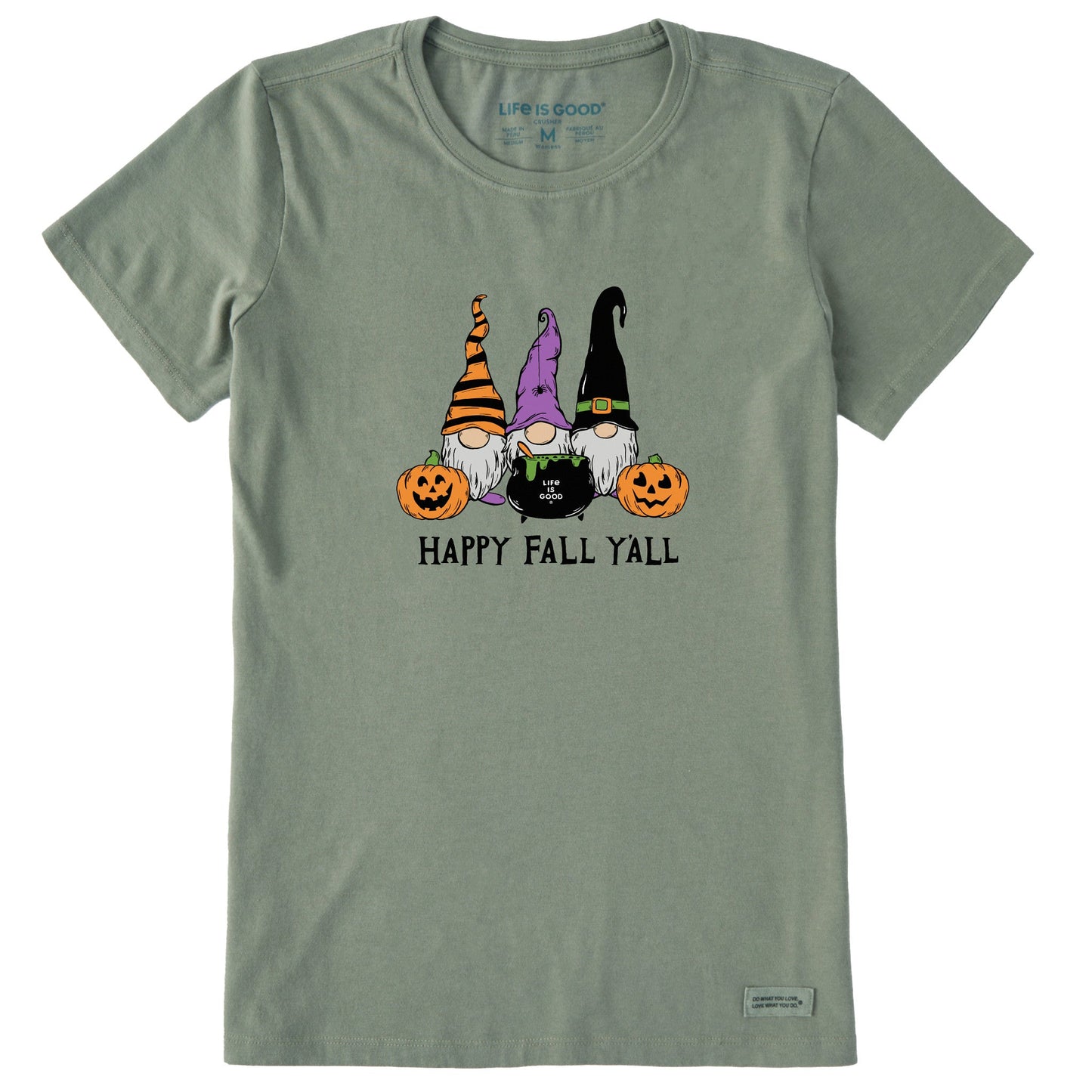 Women's Happy Fall Y'all Short Sleeve Crusher Tee