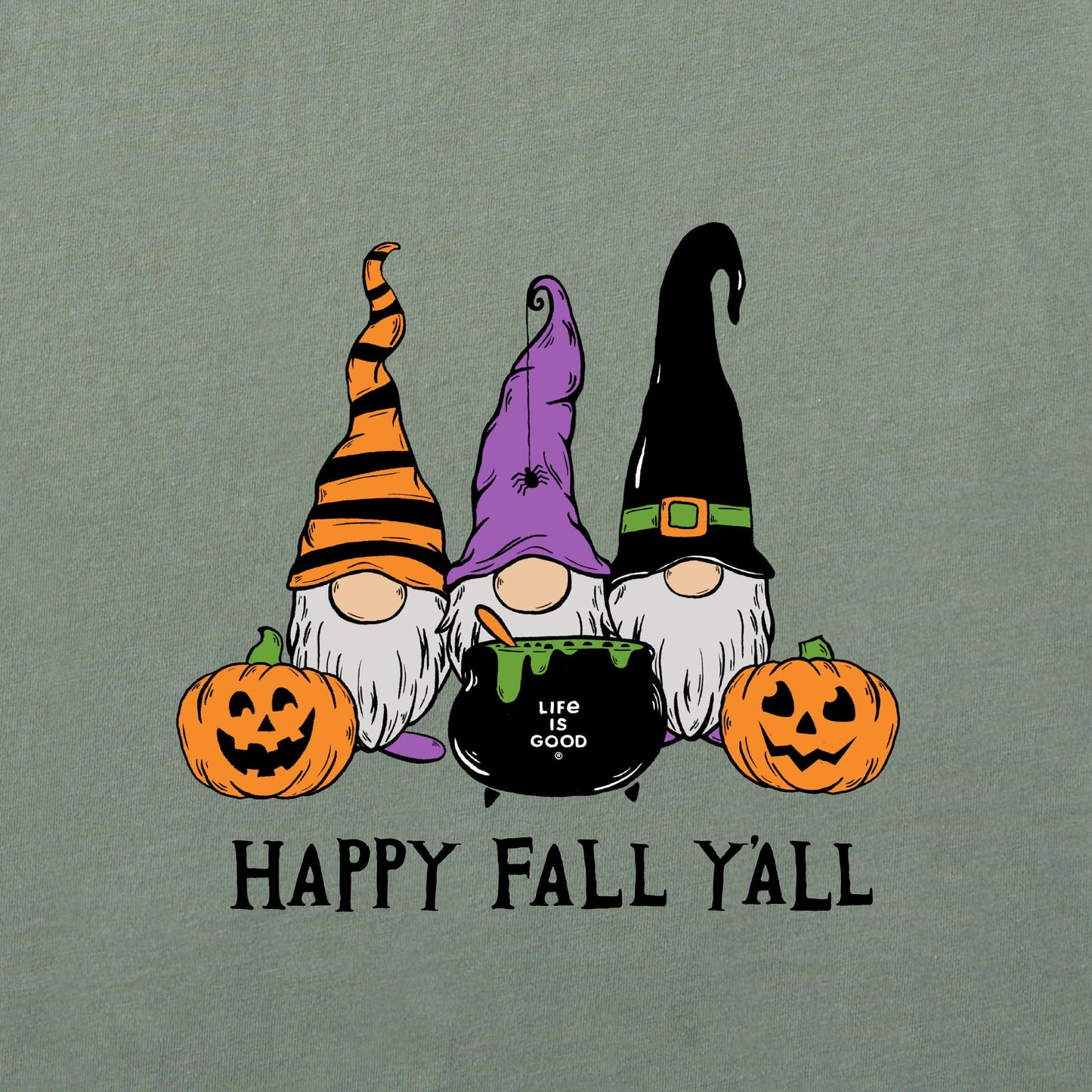 Women's Happy Fall Y'all Short Sleeve Crusher Tee