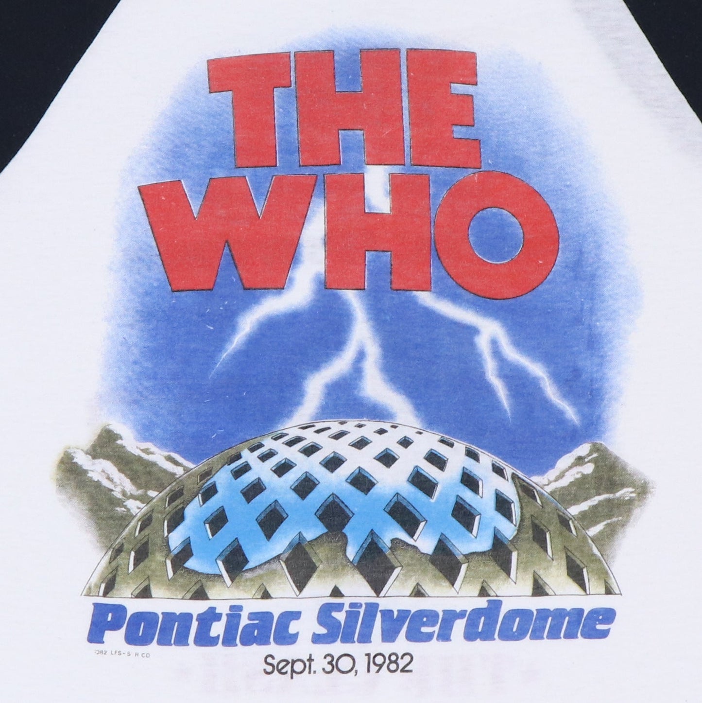 1982 The Who The Clash Tour Jersey Shirt Style001